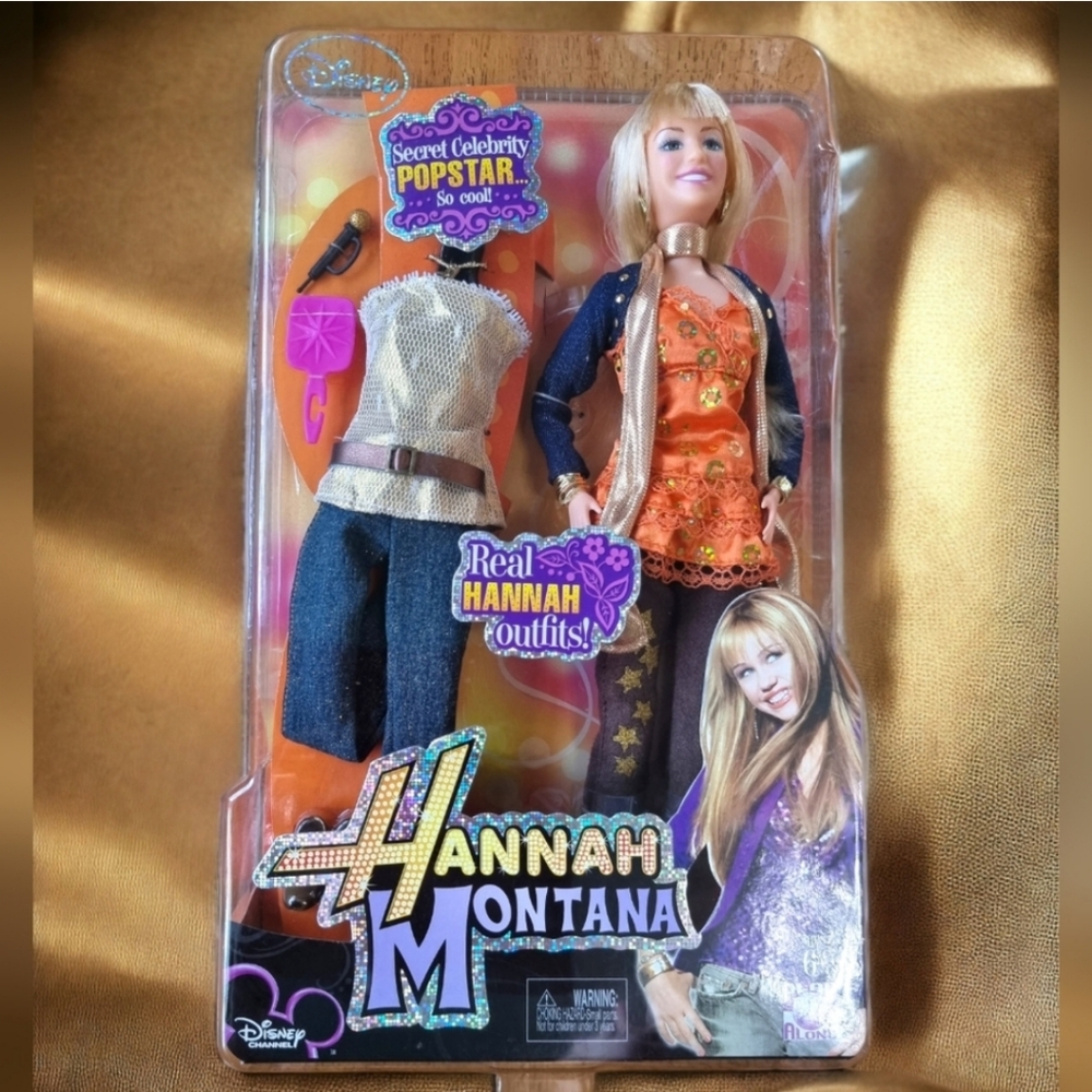 🆕️ Disney Hannah Montana Vintage Orange Outfit Barbie Doll
